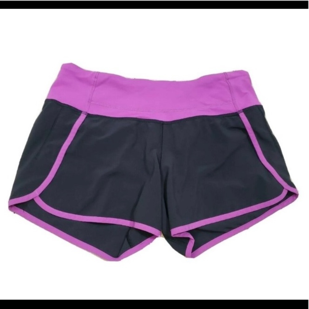 Lululemon great condition speed up running shorts size 6